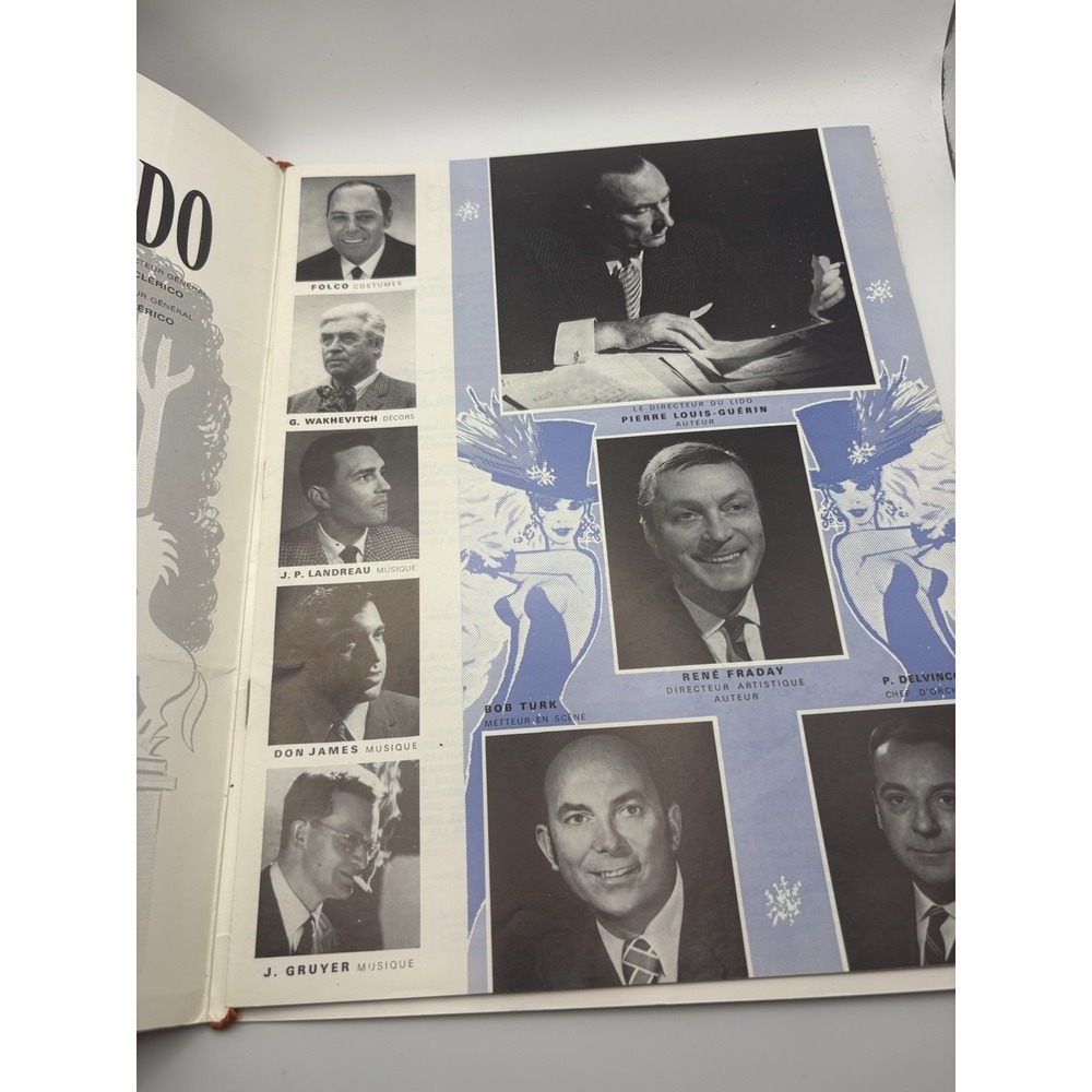 Lido Paris Cabaret‎ Program Menu Le Plus Celebre Cabaret Du Monde Champs Elysee - Picture 4 of 6